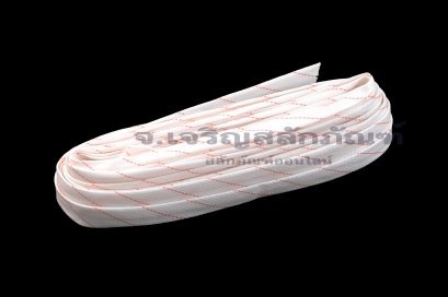 [E] ปลอกสายใยแก้ว เคลือบวานิช ทนร้อน 105&deg;C ขนาดช่องใส่สายไฟ 10 mm ยาว 1 m